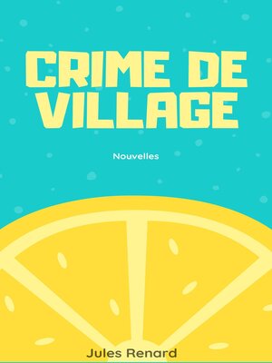 cover image of Crime de village